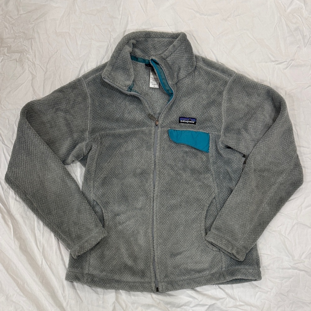 Patagonia Women’s Gray Full Zip Fleece Jacket
